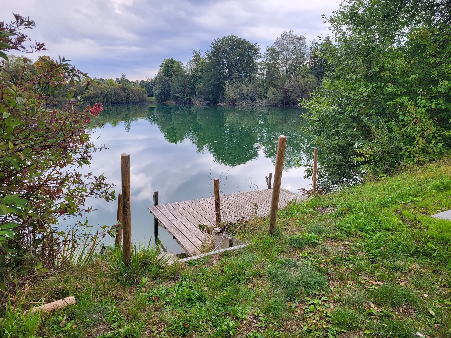 Malerische Ansicht des Bauernhof Weihers 3